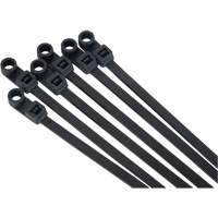 Attache-c&acirc;ble &agrave; visser, Longueur 8", R&eacute;sistance &agrave; la traction 50 lb, Noir Les Distributions ICE