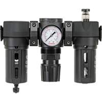 Filter, Regulator & Lubricator Modulair 300 with Manual Drain & Standard Bowl, 3/8" NPTF Les Distributions ICE