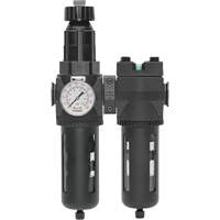 Filter/Regulator & Coalescing Filter Modulair 400 with Standard Bowl & Manual Drain, 3/4" NPTF, 150 PSI, 9.13 fl. oz. Capacity Les Distributions ICE
