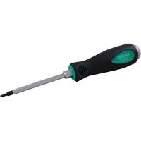 Square Recess Screwdriver, #0 Tip, Round, 7-3/8" L, Cushion Grip Handle Les Distributions ICE