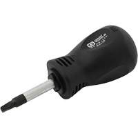 Square Recess Stubby Screwdriver, #3 Tip, Round, 3-1/4" L, Cushion Grip Handle Les Distributions ICE