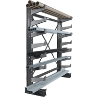 Single-sided Cantilever Brace Set - Starter, Single Sided, 14" Arm, 36" W x 84" H, 1000 lbs. Capacity Les Distributions ICE