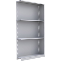 &eacute;l&eacute;ment de rayonnage Interlok, Acier, Sans boulons, Capacit&eacute; 450 lb, 48" la x 88" h x 24" p Les Distributions ICE