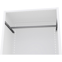 Support pour barre de suspension de rayonnage enclenchable Interlok Les Distributions ICE