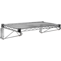 Ensemble d'&eacute;tag&egrave;re murale en treillis, Simple Support, 200 lb Capacit&eacute;, 14" p Les Distributions ICE