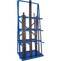 R&acirc;telier de rangement pour barre, Vertical, 3 Niveaux, 36" la x 24" p x 84" h, 3000 lb Cap. Les Distributions ICE