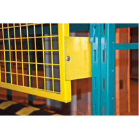 Grilles de protection arri&egrave;re pour palettier, 96" la x 48" h, Ferrures de 6" Les Distributions ICE