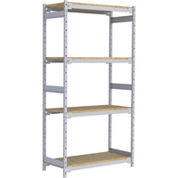 Étagère-classeur de grande largeur, Acier, 4 Tablettes, 42" la x 18" p x 84" h RN004 | Les Distributions ICE