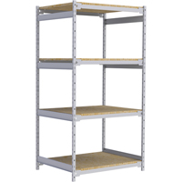Wide Span Record Storage Shelving, Steel, 4 Shelves, 42" W x 32" D x 84" H Les Distributions ICE