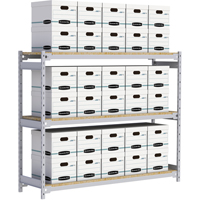 &eacute;tag&egrave;re-classeur de grande largeur, Acier, 3 Tablettes, 72" la x 18" p x 60" h Les Distributions ICE
