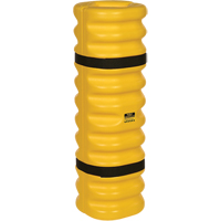 Protecteur de colonne, Ouverture int&eacute;rieure 4" x 6", 13" lo x 13" la x 42" h, Jaune Les Distributions ICE