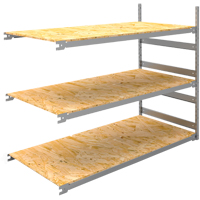 &eacute;tag&egrave;re-classeur de grande largeur, Acier, 3 Tablettes, 72" la x 32" p x 60" h, Ensemble Ajout Les Distributions ICE