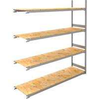 &eacute;tag&egrave;re-classeur de grande largeur, Acier, 4 Tablettes, 72" la x 18" p x 84" h, Ensemble Ajout Les Distributions ICE