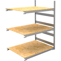 &eacute;tag&egrave;re-classeur de grande largeur, Acier, 3 Tablettes, 42" la x 32" p x 60" h, Ensemble Ajout Les Distributions ICE
