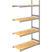 Étagère-classeur de grande largeur, Acier, 4 Tablettes, 42" la x 18" p x 84" h, Ensemble Ajout RN142 | Les Distributions ICE