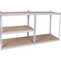 Rayonnage robuste, Acier, Sans boulons, Capacit&eacute; 1200 lb, 36" la x 72" h x 18" p Les Distributions ICE