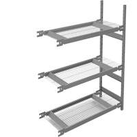 &eacute;tag&egrave;re de grande largeur, Acier, Sans boulons, Capacit&eacute; 1340 lb, 42" la x 60" h x 18" p Les Distributions ICE