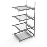 &eacute;tag&egrave;re de grande largeur, Acier, Sans boulons, Capacit&eacute; 1340 lb, 42" la x 84" h x 32" p Les Distributions ICE