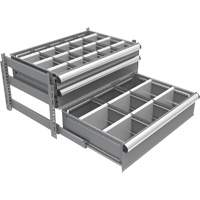 Cabinet d'entreposage &agrave; tiroirs int&eacute;gr&eacute; Interlok Les Distributions ICE