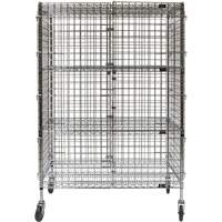 Security Cart, Chrome Plated, 48" x 69" x 24", 500 lbs. Capacity Les Distributions ICE