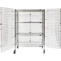 Security Cart, Chrome Plated, 48" x 69" x 24", 500 lbs. Capacity Les Distributions ICE
