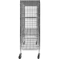 Security Cart, Chrome Plated, 48" x 69" x 24", 500 lbs. Capacity Les Distributions ICE