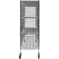 Security Cart, Chrome Plated, 60" x 69" x 24", 500 lbs. Capacity Les Distributions ICE