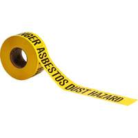 Barricade Tape, English, 3" W x 200' L, 3 mils, Black on Yellow Les Distributions ICE