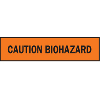 Barricade Tape, English, 3" W x 1000' L, 3.5 mils, Black on Orange Les Distributions ICE