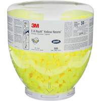 E-A-Rsoft Yellow Neons Earplugs, Bulk - Canister Les Distributions ICE