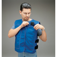 Vestes de refroidissement avec pochettes pour insertions ALLEGRO INDUSTRIES, Grand, Bleu royal Les Distributions ICE