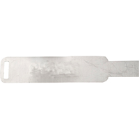 Aluminum Blank Tags, 1" W x 10" H Les Distributions ICE