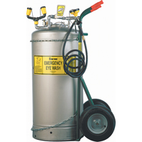 Self-Contained Eyewash With Dolly Cart, Pressurized, 7 gal. Capacity, Meets ANSI Z358.1 Les Distributions ICE