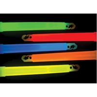 B&acirc;tons de s&eacute;curit&eacute; luminescents Cyalume 6", Rouge, Dur&eacute;e 30 min Les Distributions ICE