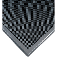 Sanitizing Footbath Mat No. 222, Rubber, 2' W x 2-2/3' L x 1/2" Thick, Black Les Distributions ICE