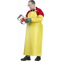 Tabliers ignifuges, N&eacute;opr&egrave;ne/Polyester, 48" lo x 35" la, Jaune Les Distributions ICE