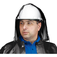 Capuchon imperm&eacute;able SBR Vulcan, Taille unique, Noir, Caoutchouc Les Distributions ICE
