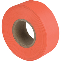 Flagging Tape, 1.1875" W x 150' L, Fluorescent Orange Les Distributions ICE
