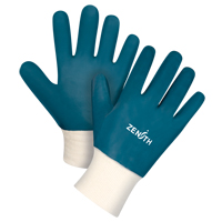 Gants &agrave; poignet en tricot de poids lourd, 8/Moyen, R&ecirc;vetement Nitrile, Enveloppe en Coton Les Distributions ICE