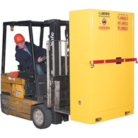 High Security Flammables Safety Cabinet with Steel Bar, 45 gal., 2 Shelves Les Distributions ICE