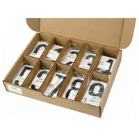 Num&eacute;ros autocollants, 0 &agrave; 9, 3-1/2" h, Noir sur blanc Les Distributions ICE