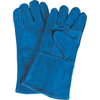 Double Palm & Thumb Welding Gloves, Split Cowhide, Size Large Les Distributions ICE