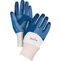 Gants &agrave; doublure interlock de poids moyen, 8/Moyen, R&ecirc;vetement Nitrile, Enveloppe en Coton Les Distributions ICE
