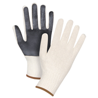 Gants en tricot &agrave; paume enduite, Poly/coton, Un c&ocirc;t&eacute;, Calibre 7, Grand Les Distributions ICE