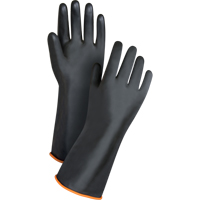 Heavyweight Chemical-Handling Gloves, Size Large/9, 14" L, Rubber Latex, 30-mil Les Distributions ICE