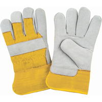 Gants d'ajusteur doubl&eacute;s pour l'hiver de premi&egrave;re qualit&eacute;, Moyen, Paume en Cuir de vache refendu, Doublure en Molleton de mousse Les Distributions ICE