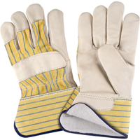 Gant pour ajusteur doubl&eacute;s pour l'hiver r&eacute;sistant &agrave; l'abrasion, T-Grand, Paume en Cuir fleur de vache, Doublure en Molleton de coton Les Distributions ICE