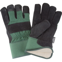 Gants d'ajusteur doubl&eacute;s pour l'hiver &agrave; chaleur sup&eacute;rieure, 2T-Grand, Paume en Cuir de vache refendu, Doublure en Thinsulate Les Distributions ICE
