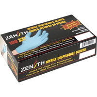Gants d'examen r&eacute;sistants &agrave; la perforation, Moyen, Nitrile, 4,5 mils, Sans poudre, Bleu Les Distributions ICE