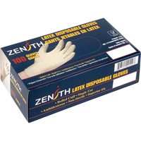 Premium Sensitive Skin Examination Gloves, Medium, Latex, 4-mil, Powdered, Natural Les Distributions ICE